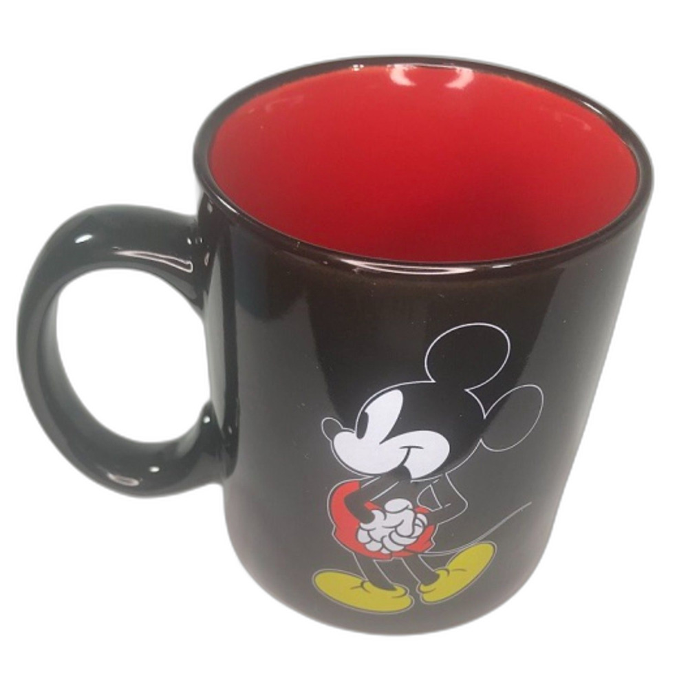 Mickey Mouse, Disney Signature Black & Red Coffee-Tea Mug
